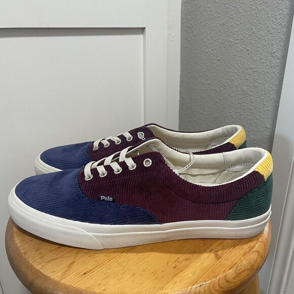 Polo Ralph Lauren Keaton Tabii Color Blocked Sneaker Men’s Size 11 New - Picture 3 of 6